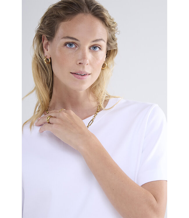 Summum Woman Lyon-30645 Short sleeve top Classic Cotton Tee