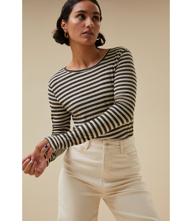 BY-BAR AMSTERDAM 101008 Basis stripe top