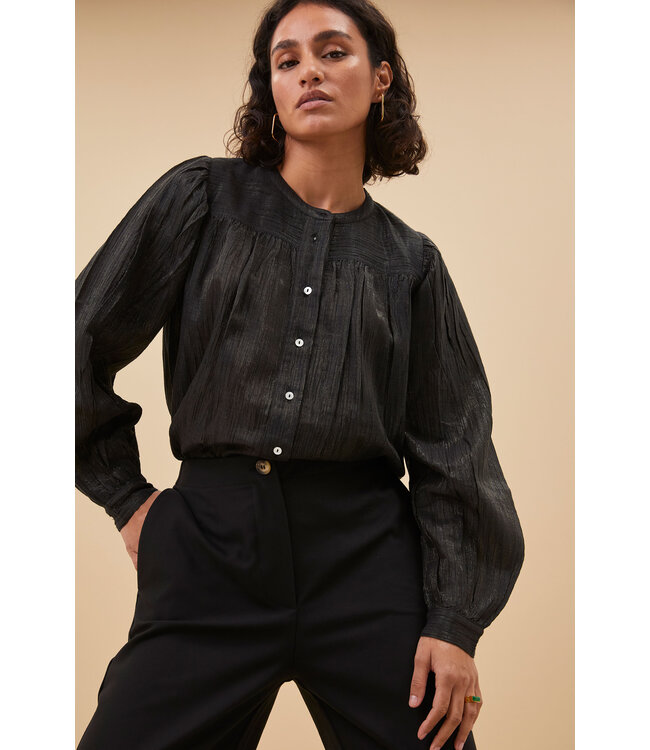 BY-BAR AMSTERDAM Olan lurex blouse