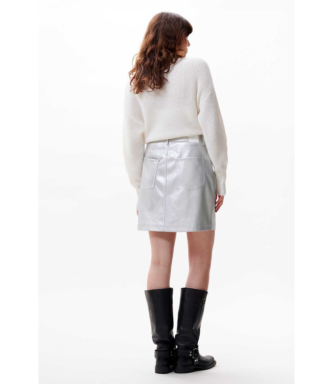 Catwalk Junkie 2402034206 vegan leather 5 pocket skirt