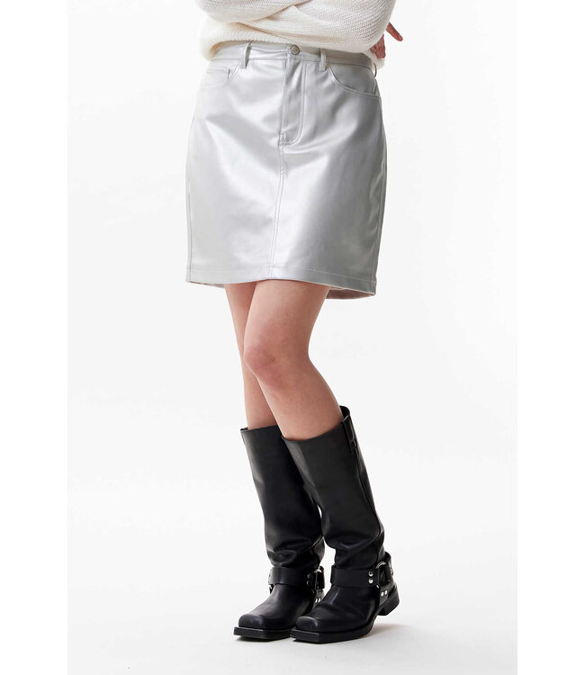 Catwalk Junkie 2402034206 vegan leather 5 pocket skirt