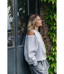 Catwalk Junkie 2402031000 relaxed open shoulder sweater