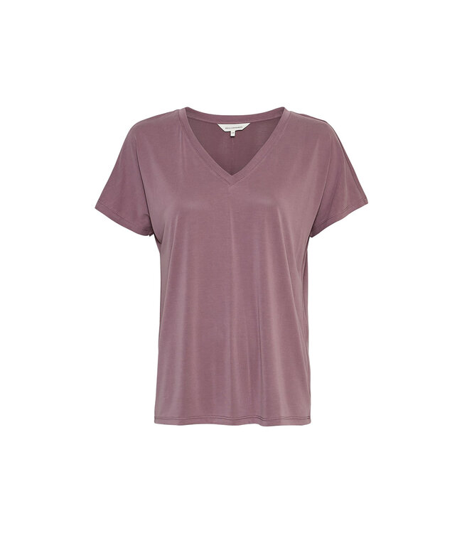 MOSS Copenhagen Fenya Modal V Neck Tee