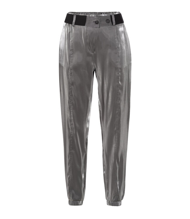 Yaya 01-301144-408 METALLIC WIDE LEG TROUSErs