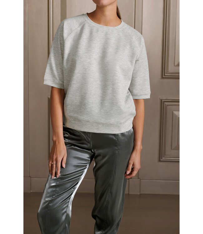 Yaya 01-301144-408 METALLIC WIDE LEG TROUSErs