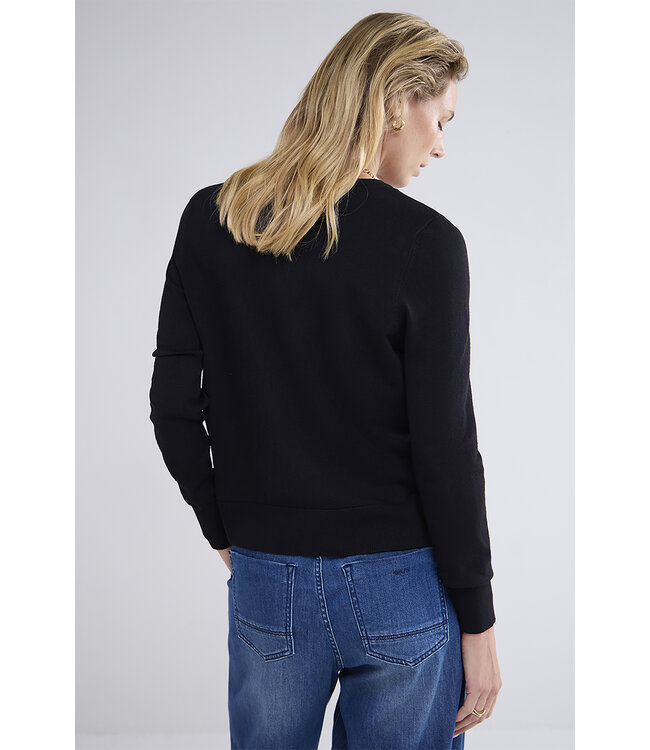 Summum Woman Bordeaux-7980 Short cardigan