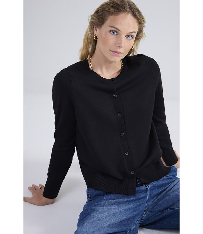 Summum Woman Bordeaux-7980 Short cardigan