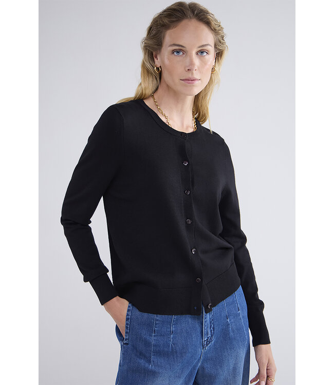 Summum Woman Bordeaux-7980 Short cardigan