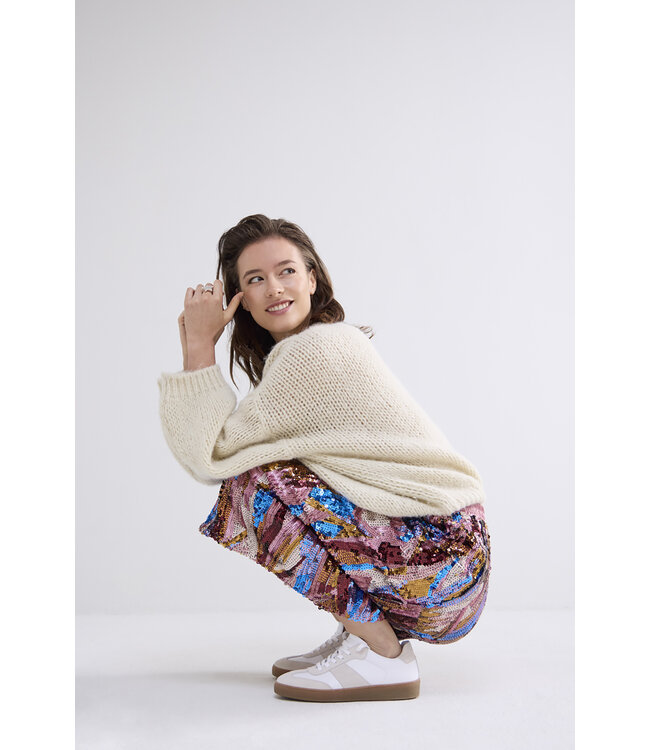 Summum Woman 6s1310-12150 Skirt Wave Sequins