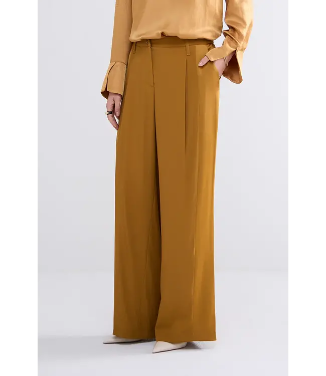 Summum Woman Trousers wide leg crepe