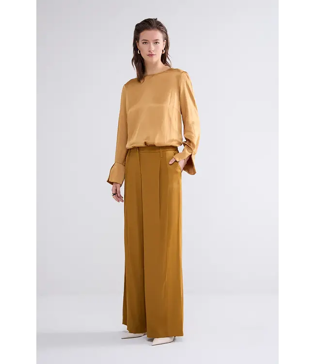 Summum Woman 4s2710-12124 Trousers wide leg crepe