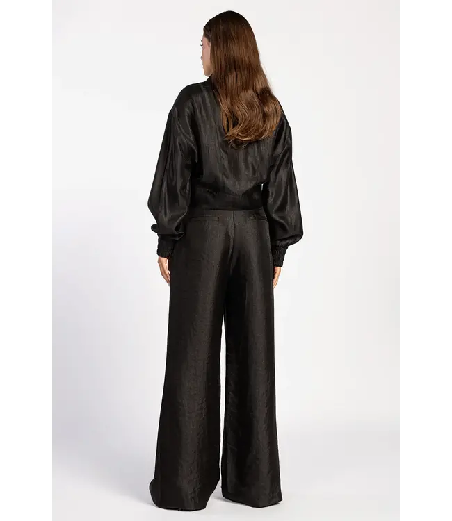 Aaiko ROCIA TWILL SHINE trousers