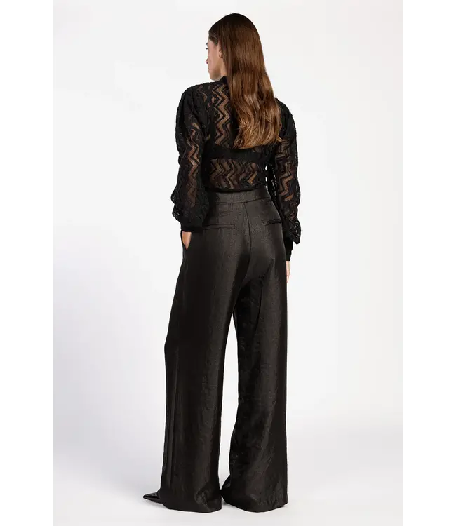 Aaiko ROCIA TWILL SHINE trousers