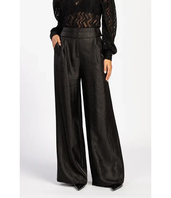 Aaiko ROCIA TWILL SHINE trousers