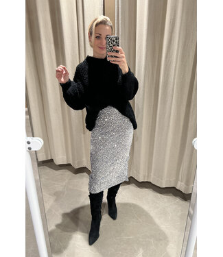 VROUW Limited Sequined Velvet Skirt