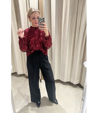 VROUW Limited Shiny long sleeve top