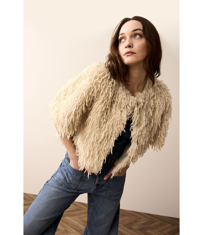 Summum Woman Shortsleeve Jacket Feather