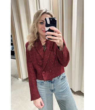 VROUW Limited Short tweed jacket