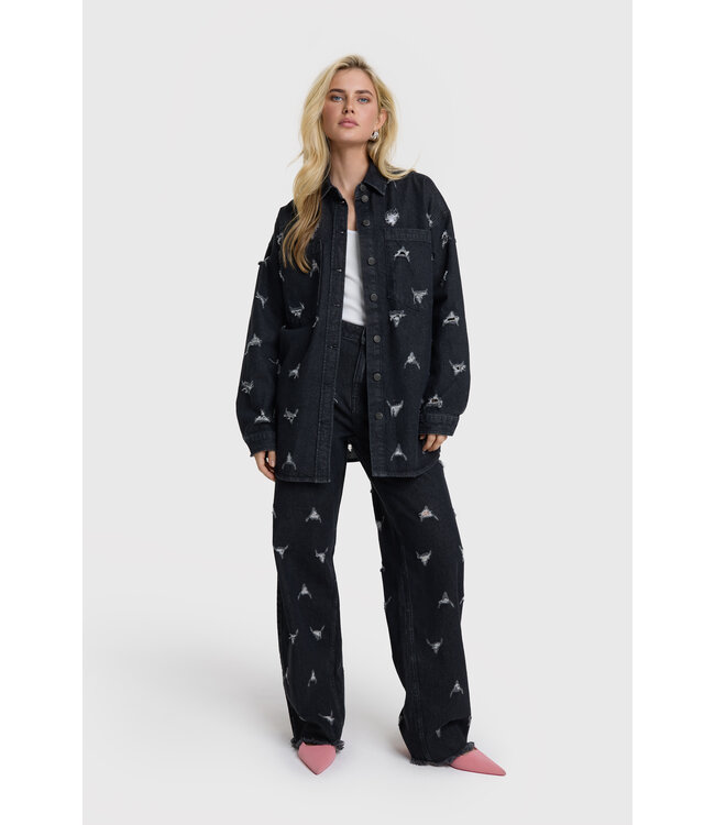 Alix the Label 2412113950 destroyed denim pants