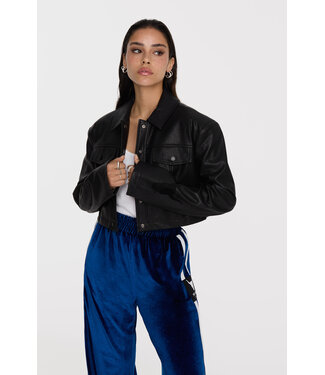 Alix the Label faux leather jacket