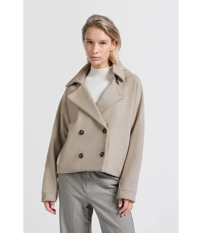 Yaya 02-001043-501 Wool mix short jacket