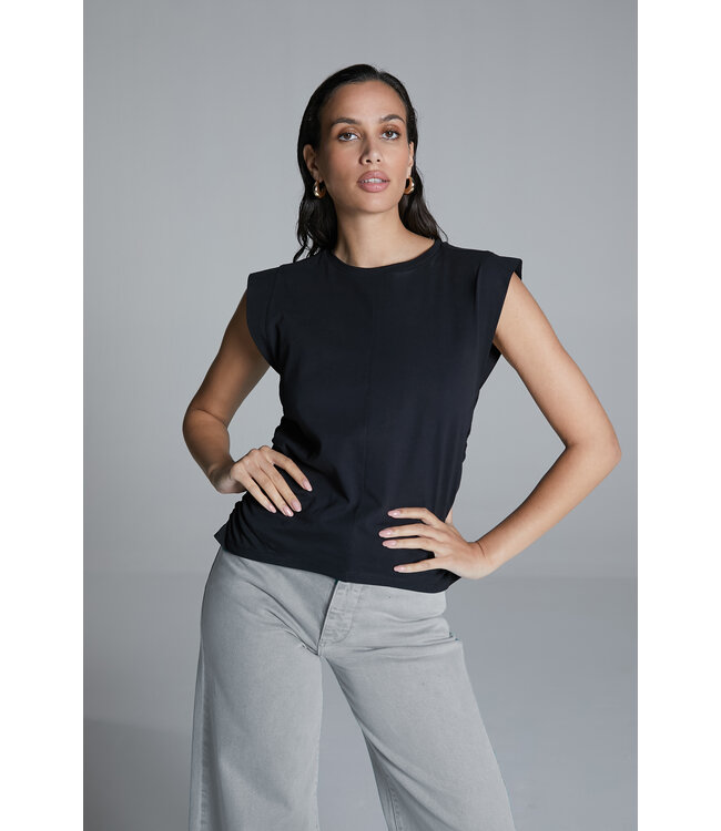 Homage Sleeveless top with gathering