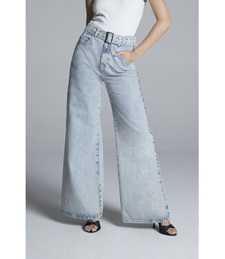 Homage Palazzo jeans with belt