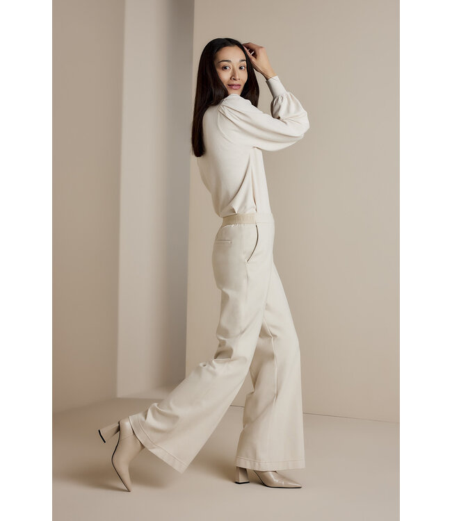 Summum Woman Rome-11580 Trousers boot cut punto milano (4s2197).