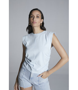 Homage Sleeveless top with gathering