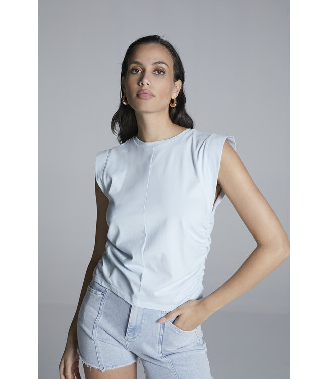 Homage Sleeveless top with gathering