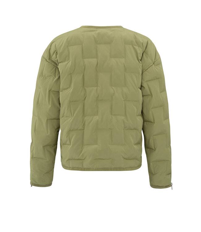Yaya 02-001044-502 Short quilted jacket