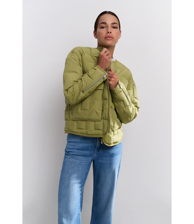 Yaya 02-001044-502 Short quilted jacket