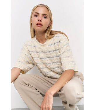 Yaya Sweater with shiny stripes