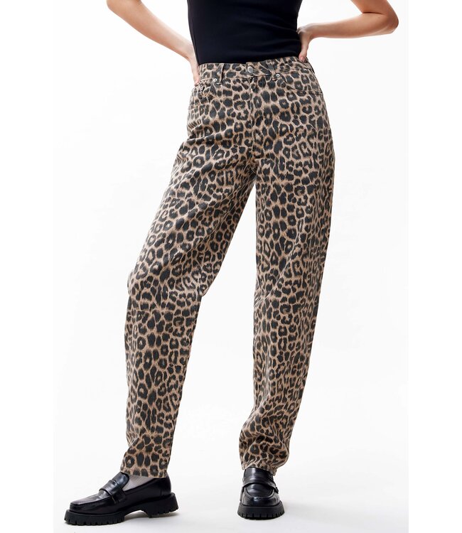 Catwalk Junkie 2402030032 Barrel fit leopard jeans