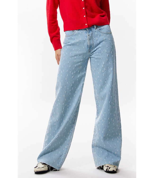 Catwalk Junkie Jeans Loose with textured fabric