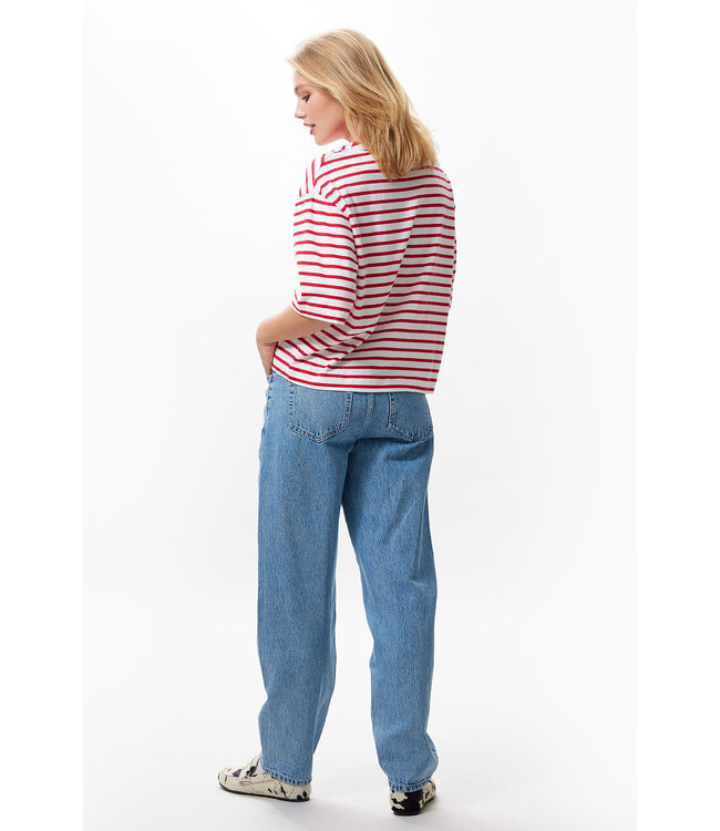 Catwalk Junkie 2502010205 Striped loose fit Tshirt