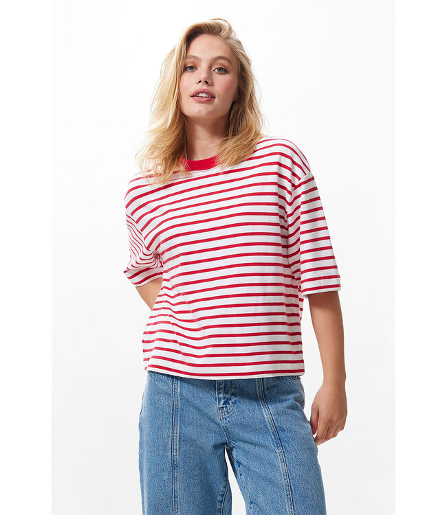 Catwalk Junkie 2502010205 Striped loose fit Tshirt
