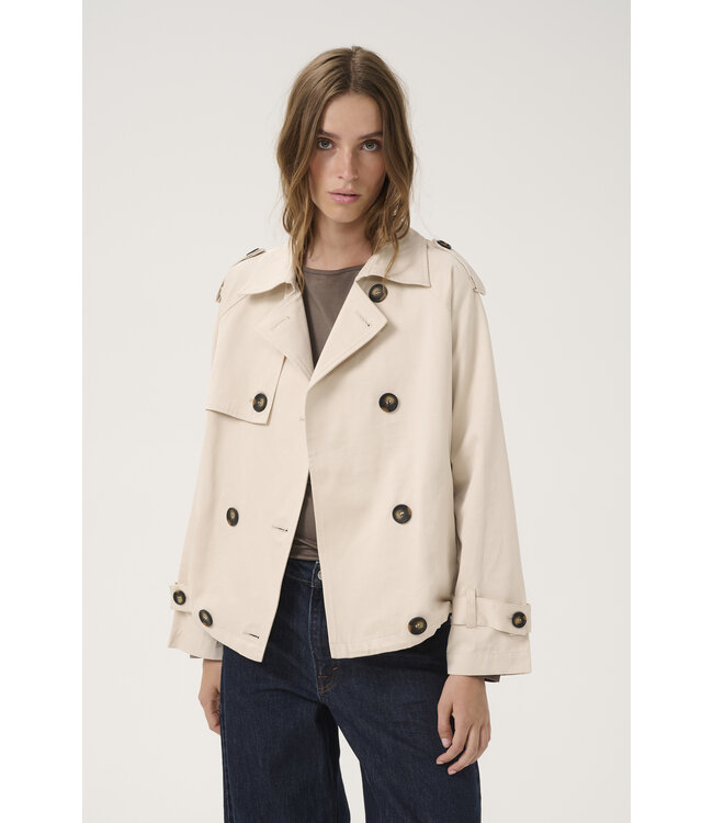 My Essential Wardrobe Mira Short Trenchcoat