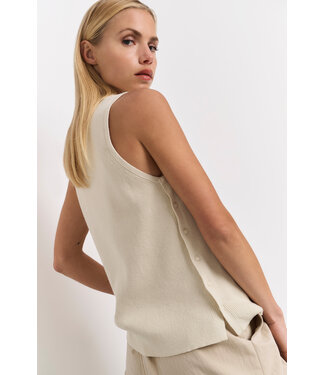 Yaya Sleeveless top with buttons