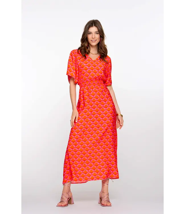 Geisha Dress Coral / pink