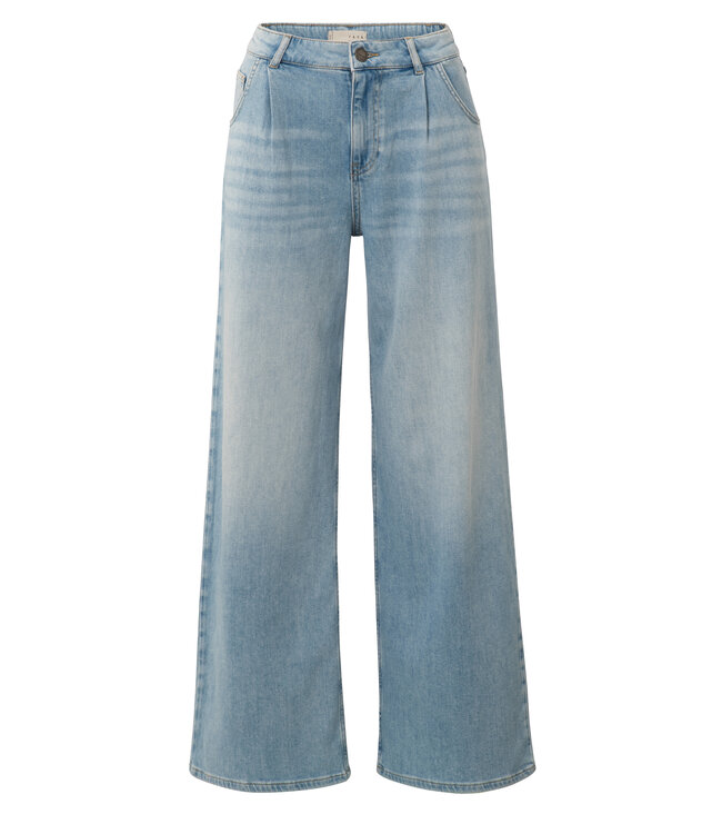 Yaya Wide-leg denim trousers