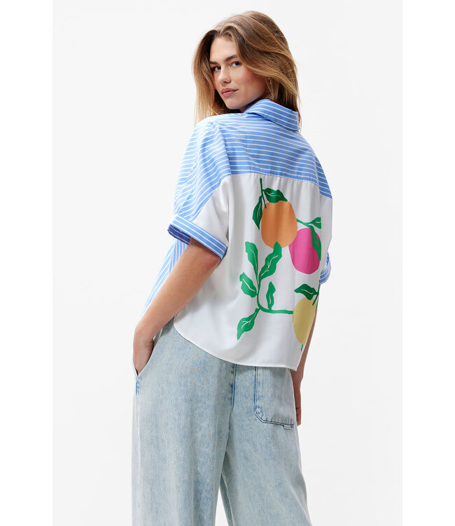 Catwalk Junkie Short sleeve blouse with graphic