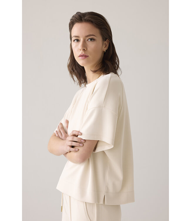 Summum Woman Boxy sleeveless top scuba