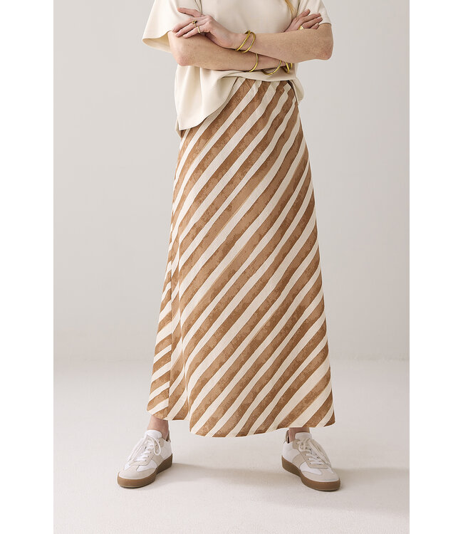 Summum Woman Skirt stripe printed