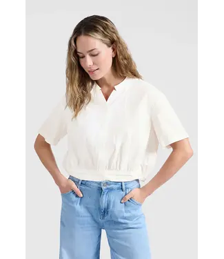 Yaya Blouse with drawcord