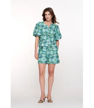 Geisha Short Blue / green