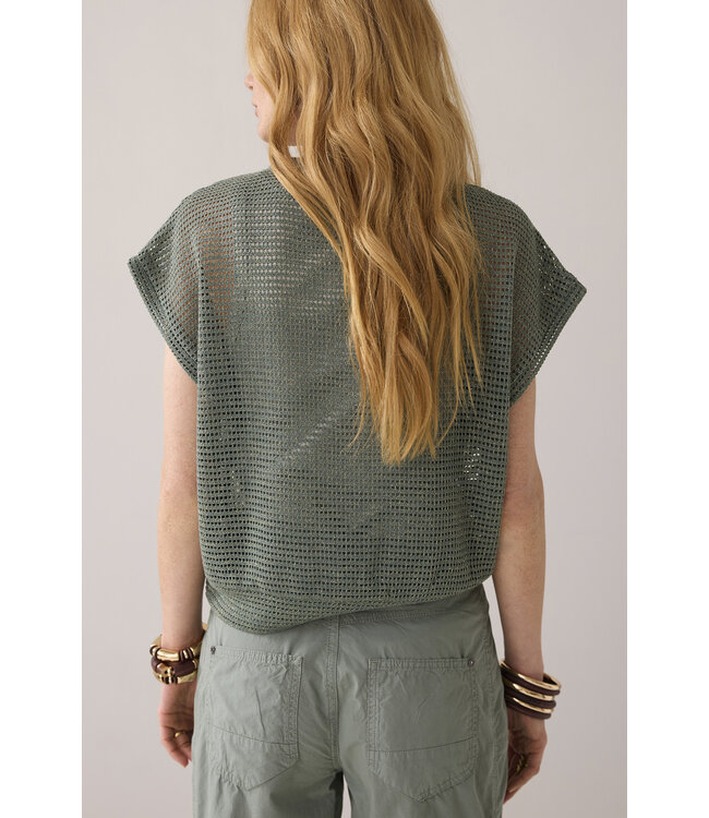 Summum Woman 3s5142-30706 Top Oversized Gauze