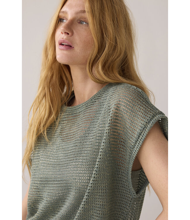 Summum Woman 3s5142-30706 Top Oversized Gauze