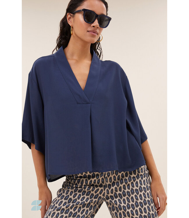 BY-BAR AMSTERDAM owen viscose blouse