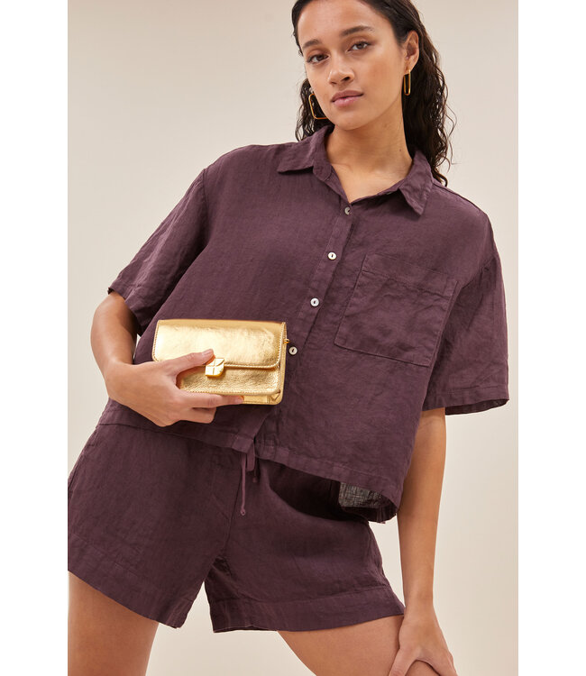 BY-BAR AMSTERDAM Mara linen blouse
